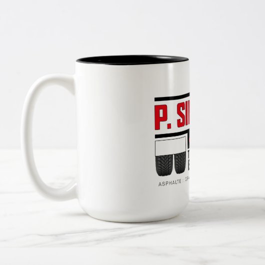 Tasse Transport Tweekleurige Koffiemok (Links)
