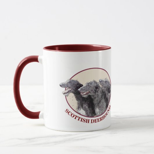 Tasse Trio bordeau Mok (Links)