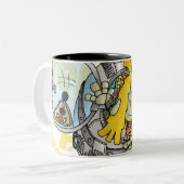 Tasse Tweekleurige Koffiemok (Voorkant links)