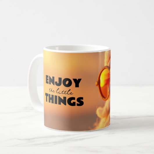 Tasse Vader noël - enjoy the little things Koffiemok (Voorkant links)
