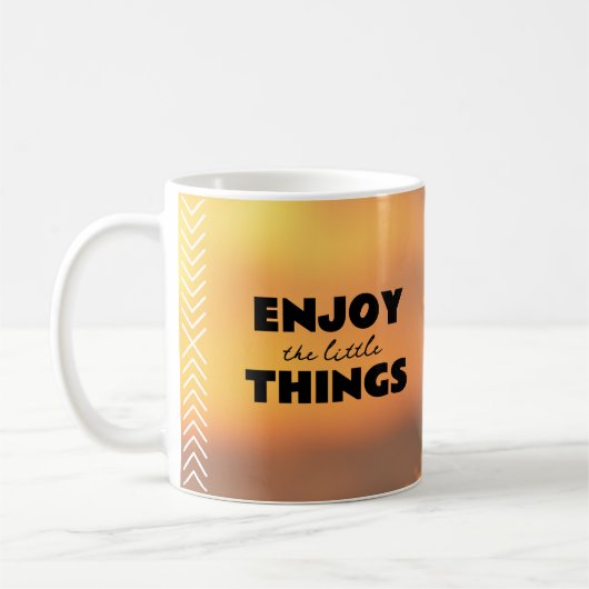 Tasse Vader noël - enjoy the little things Koffiemok (Links)