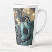 Tasse van Citrouille Hello Halloween! Latte Mok (Rechts)