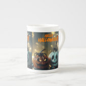 Tasse van Citrouille Hello Halloween! Porselein Kop (Voorkant rechts)