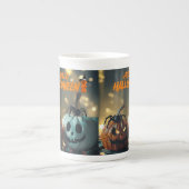 Tasse van Citrouille Hello Halloween! Porselein Kop (Voorkant)