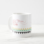 Tasse van trotteugelgarnalen koffiemok (Voorkant links)
