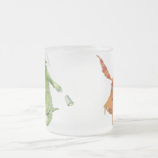 Tasse von "Anderswo zuhause" Matglas Koffiemok (Center)