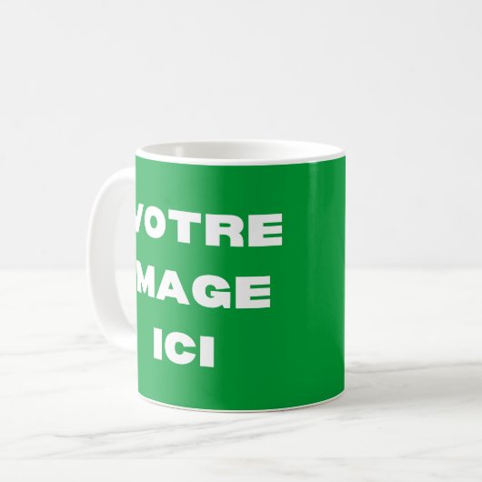 Tasse - Votre afbeelding ici - personnalisée Koffiemok (Voorkant links)