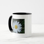 Tasse weisse Margeritenblüte Mok (Voorkant links)