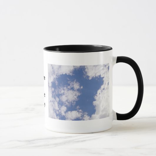Tasse Wolkenstern: heb een leuke dag Mok (Rechts)