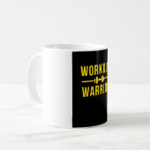Tasse Workout Warrior Koffiemok (Voorkant links)