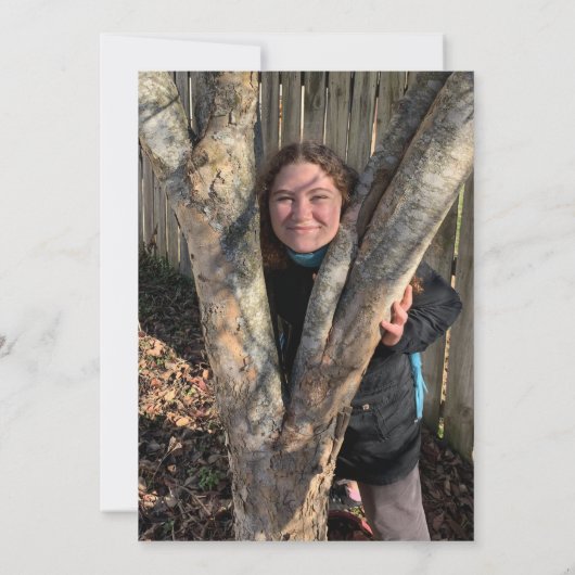 Tassel Afstudeerfeest Uitnodiging (Achterkant)