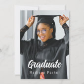 Tassel Afstudeerfeest Uitnodiging (Achterkant)