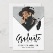 Tassel Cap Foto Graduatie Aankondiging (Voorkant)