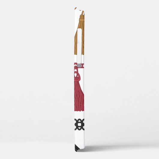 Tassel garland set. Grens met geïsoleerde tasselra Case-Mate iPhone Case (Achterkant / Links)