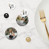 Tassel Gold Bow Graduation Party Custom Grad Photo Confetti (Groep)