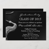 Tassel Graduation Party Invitation Class van 2015 Kaart (Voorkant / Achterkant)