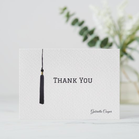 Tassel - Hartelijk dank Bedankkaart (Staand voorkant)