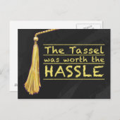 Tassel Hassle Gold Briefkaart (Voorkant / Achterkant)