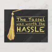 Tassel Hassle Gold Briefkaart (Voorkant)