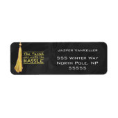 Tassel Hassle Gold Etiket (Voorkant)