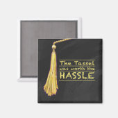 Tassel Hassle Gold Magneet (Voorkant / Achterkant)