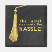 Tassel Hassle Gold Magneet (Voorkant)