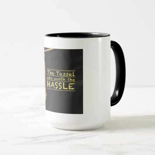 Tassel Hassle Gold Mok (Voorkant rechts)