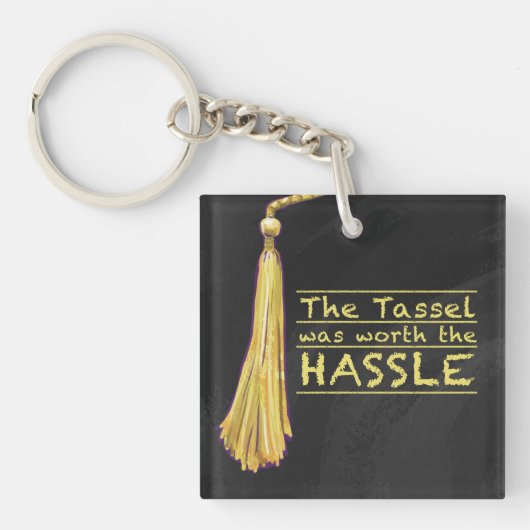 Tassel Hassle Gold Sleutelhanger (Voorkant)