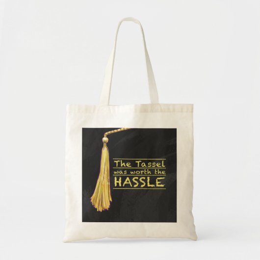Tassel Hassle Gold Tote Bag (Voorkant)
