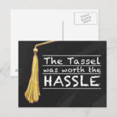 Tassel Hassle Silver Briefkaart (Voorkant / Achterkant)