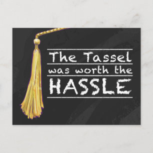 Tassel Hassle Silver Briefkaart