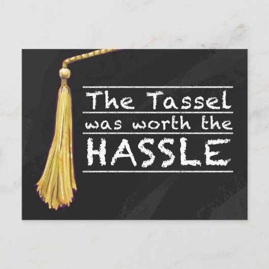Tassel Hassle Silver Briefkaart (Voorkant)