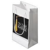 Tassel Hassle Silver Klein Cadeauzakje (Voorkant Gekanteld)