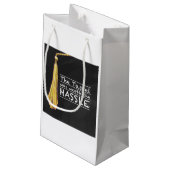 Tassel Hassle Silver Klein Cadeauzakje (Achterkant Gekanteld)