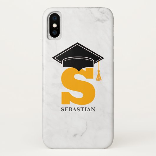 Tassel Naam Monogram Case-Mate iPhone Case (Achterkant)