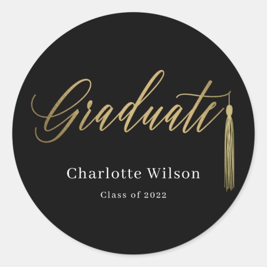 Tassel Pride Afstuderen Stickers of Envelope Seals (Voorkant)