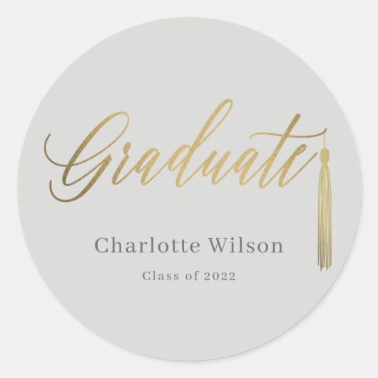 Tassel Pride Afstuderen Stickers of Envelope Seals (Voorkant)