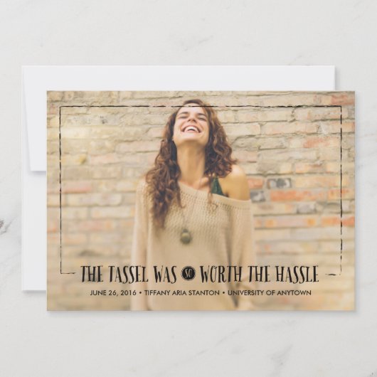 Tassel ter waarde van de Hassle in de aankondiging (Voorkant)