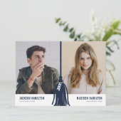 Tassel van het gemengd Afstuderen van de dubbele m Kaart (Staand voorkant)