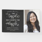 Tassel was de moeite waard het gedoe Afstuderen Fo Spandoek (Horizontaal)