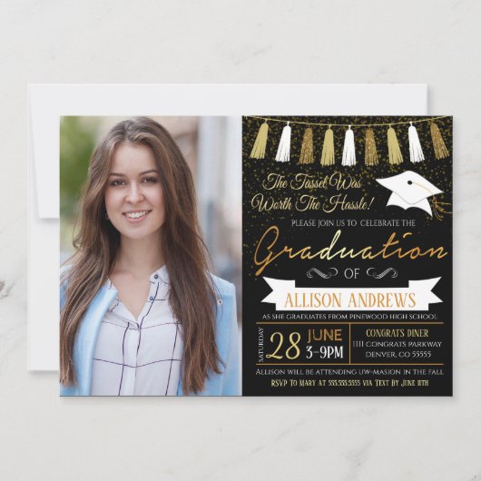 Tassel was het beste van de Afstuderen van Hassle Kaart (Voorkant)