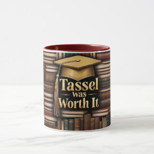 Tassel was het boeken Afstuderen waard Mok
