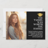 Tassel was het gedoe waard - Foto Bedankkaart (Voorkant)