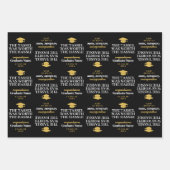 Tassel was het gedoe waard - Modern Afstuderen Inpakpapier Vel (Voorkant)