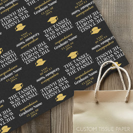 Tassel was het gedoe waard - Modern Afstuderen Tissuepapier