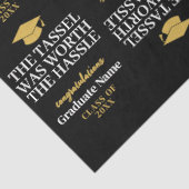 Tassel was het gedoe waard - Modern Afstuderen Tissuepapier (Detail)