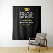 Tassel was het gedoe waard - Modern Afstuderen Wandkleed (In situ)