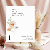 Tassel was het gedoe Waterverf Afstuderen waard Poster