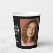 Tassel was moeite waard Modern Afstuderen 2 foto Papieren Bekers (Achterkant)