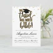 Tassel Worth of the Hassle Afstuderen Kaart (Staand voorkant)